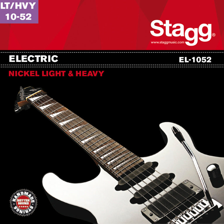 Juego Cuerdas Guitarra Electrica Stagg Acero Niquelado 10-52 EL-1052_02