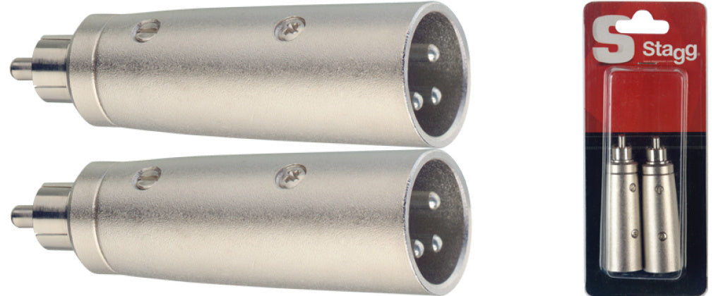 Adaptador Stagg XLR - RCA AC-XMCMH