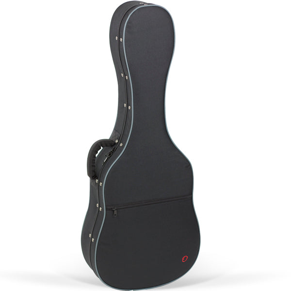 Estuche Guitarra Cadete 3/4 Styrofoam Ortola Ref. RB515 sin Logo Negro/gris