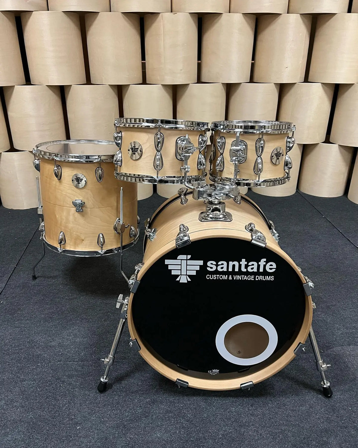 Set Bateria Santafe 20x17/16x15/12x7/10x7" Compact Natural SC0008