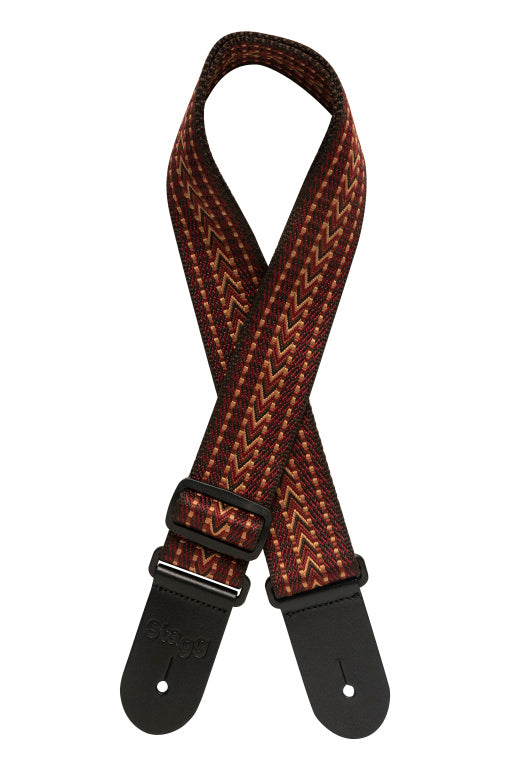 Correa Guitarra Stagg Rafter Roja