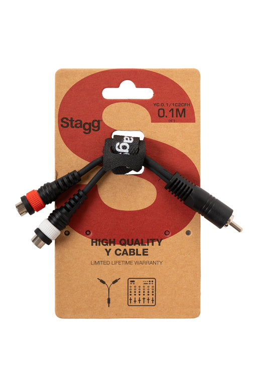 Cable Audio Stagg RCA 0.1m YC-0,1/1C2CFH