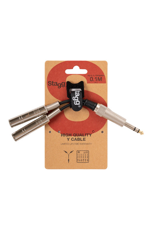 Cable Adaptador Stagg 10cm YC-0,1/1PS2PFH
