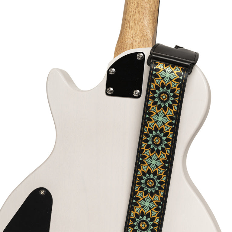 Correa Guitarra Stagg Mandala Verde - vista 4