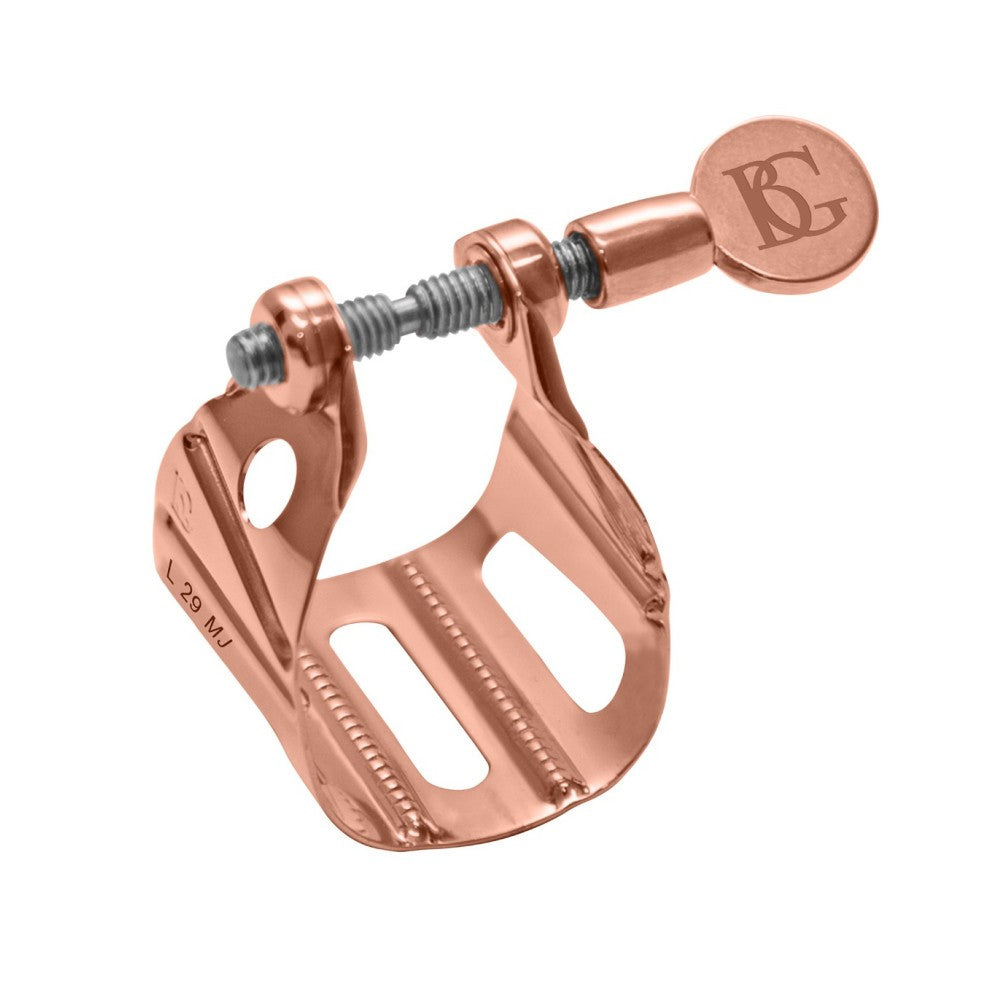 Alto/Tenor Saxophone Ligature BG Universal Metal Jazz Rose Gold L-29MJ