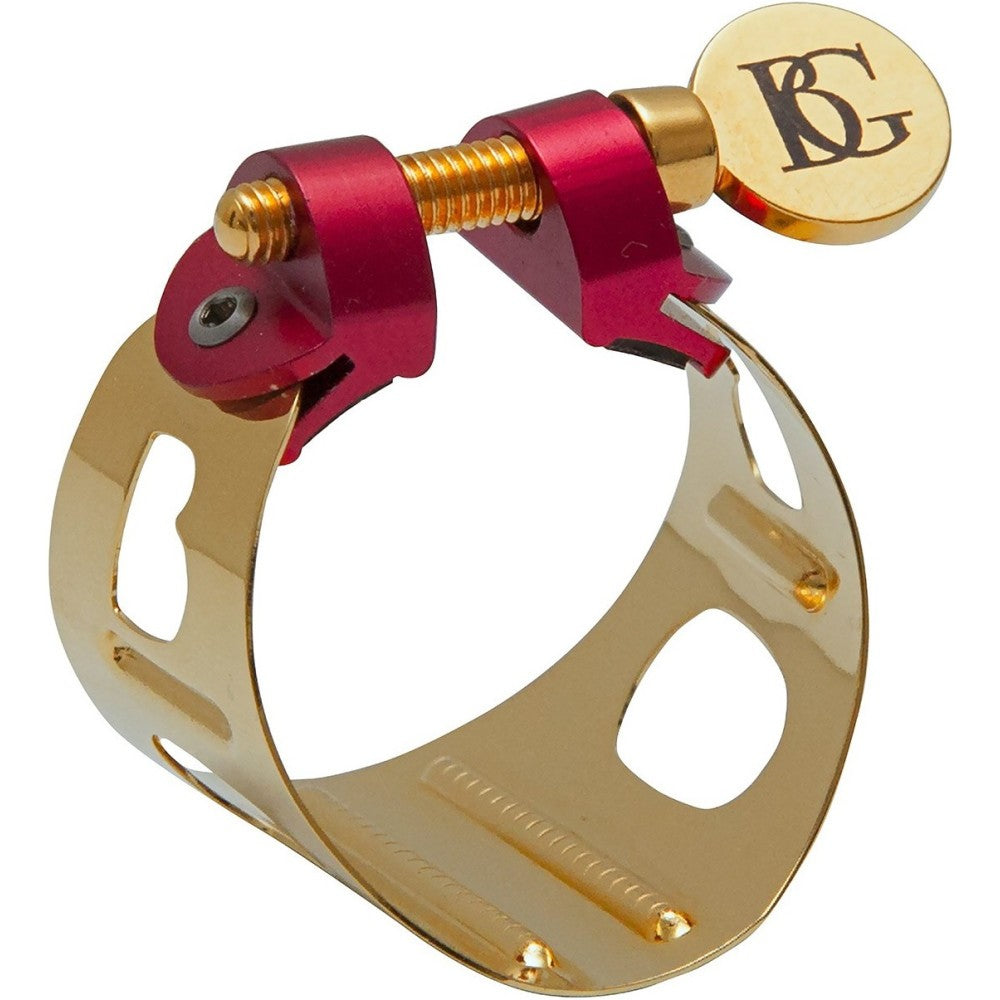Abrazadera Saxofon Tenor BG Dúo Chapada Oro LDT-1