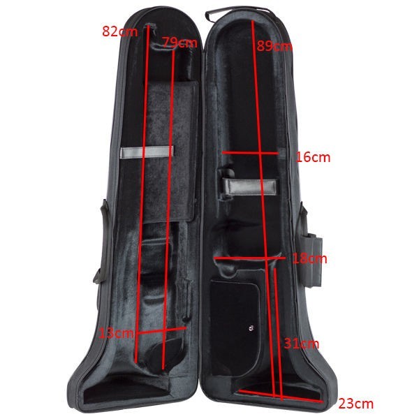 Estuche Trombon Ortola Ref. 9908 Bgd Negro