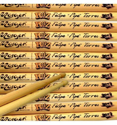Baquetas Caja Morgan Mallets LA RAIZ 5A XL