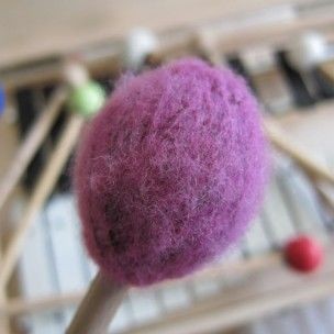 Baquetas Marimba Escolares Morgan Mallets Junior MJ05 Par
