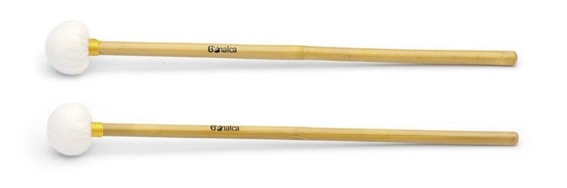 Baquetas Timbal Gonalca Amarilla Blanda Bambu Ref. 6011