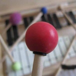 Morgan Mallets XJ03 Rubber Mallets for School Xylophones