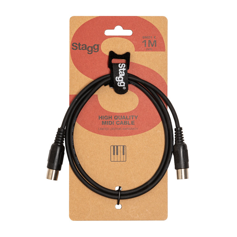 Cable MIDI Stagg MIDI 1m S-Series SMD1 E