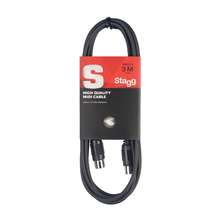 Cable MIDI Stagg MIDI 10m S-Series SMD10 E