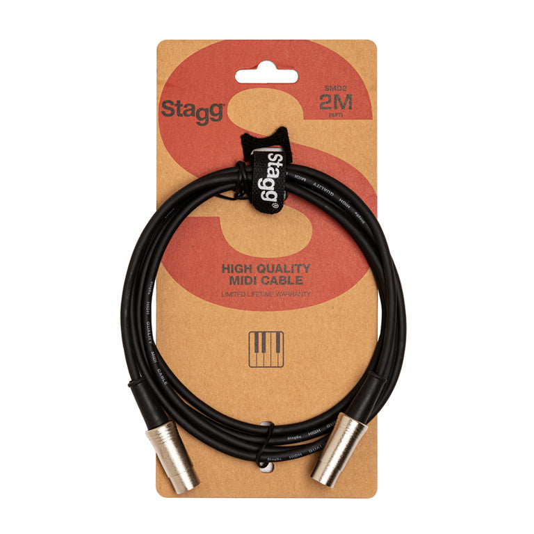 Cable MIDI Stagg MIDI 2m S-Series SMD2