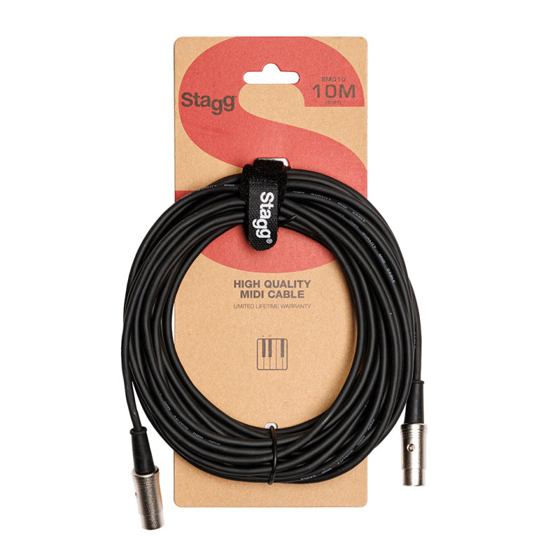 Cable MIDI Stagg MIDI 10m S-Series SMD10