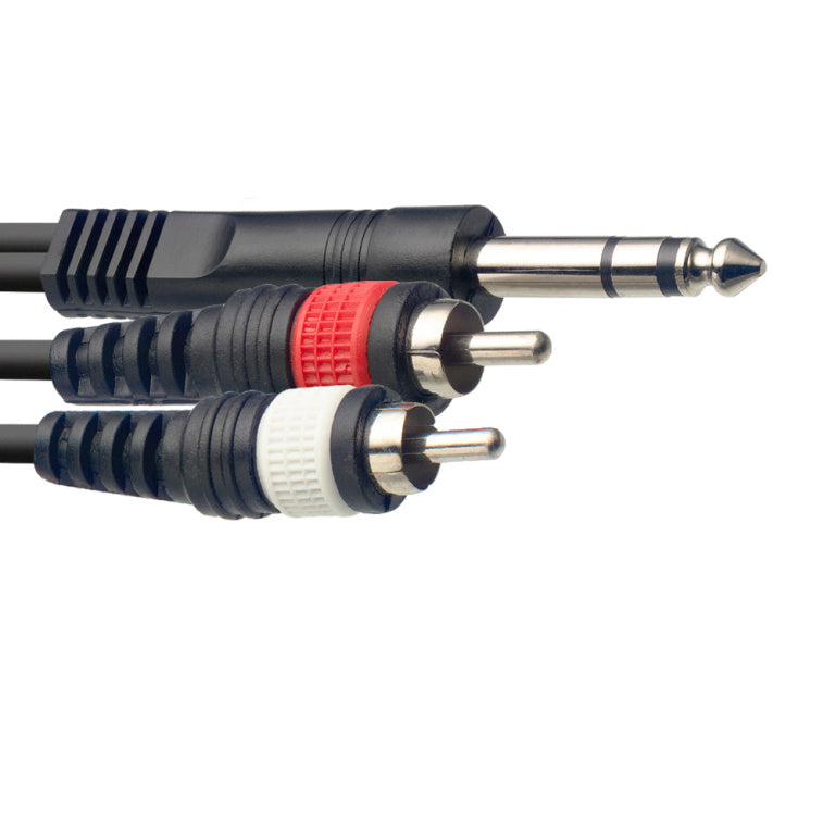 Cable Audio Stagg Jack - RCA 3m SYC3/PS2CM E