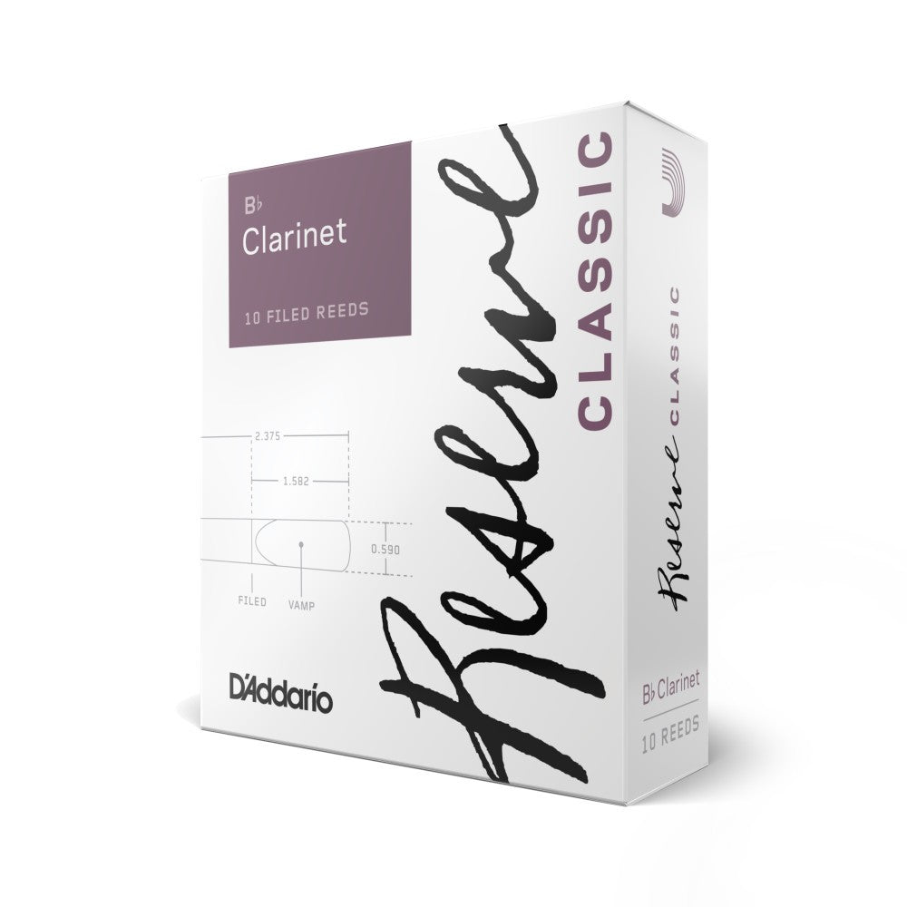D'Addario Organic Reserve Classic Bb Clarinet Reed No. 3 1/2