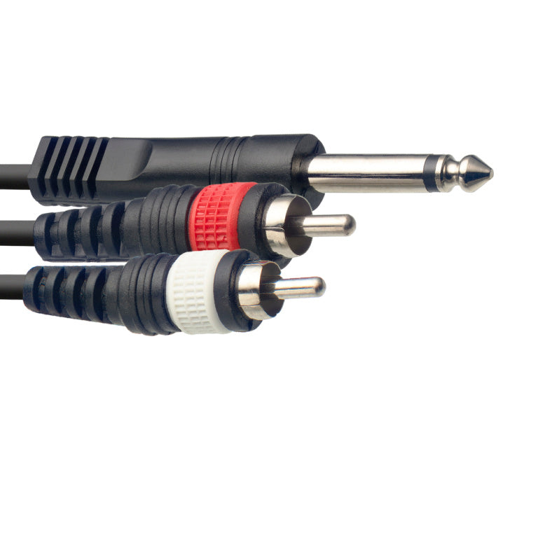 Cable Audio Stagg Jack - RCA 3m S-Series SYC3/P2CM E