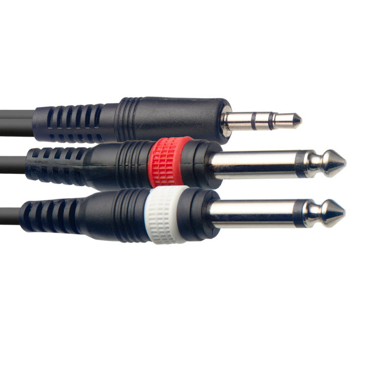 Cable Microfono Stagg Mini Jack 1m S-Series SYC1/MPSB2P E