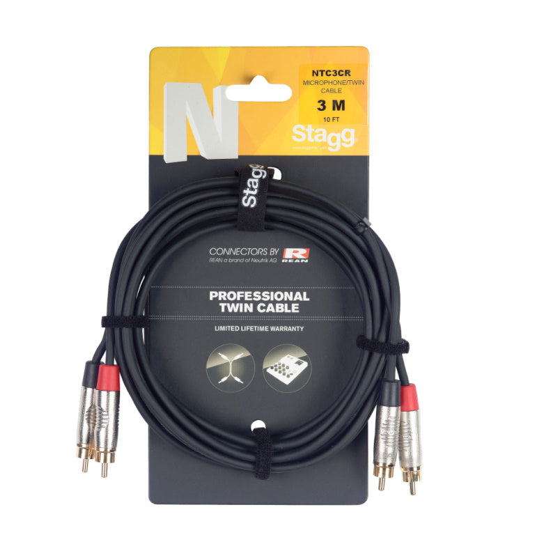 Cable Instrumento Stagg RCA 6m N-Series NTC6CR
