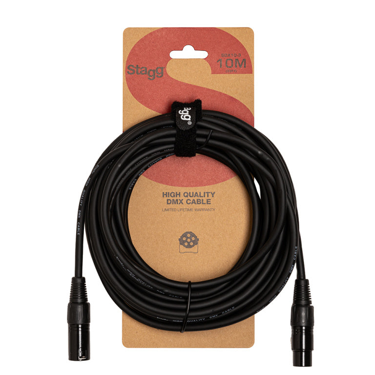 Cable DMX Stagg XLR 10m S-Series SDX10-3