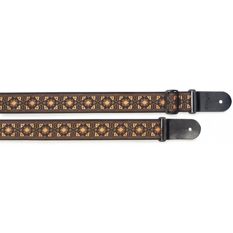 Stagg Guitar Strap Woven Nylon Floral Print