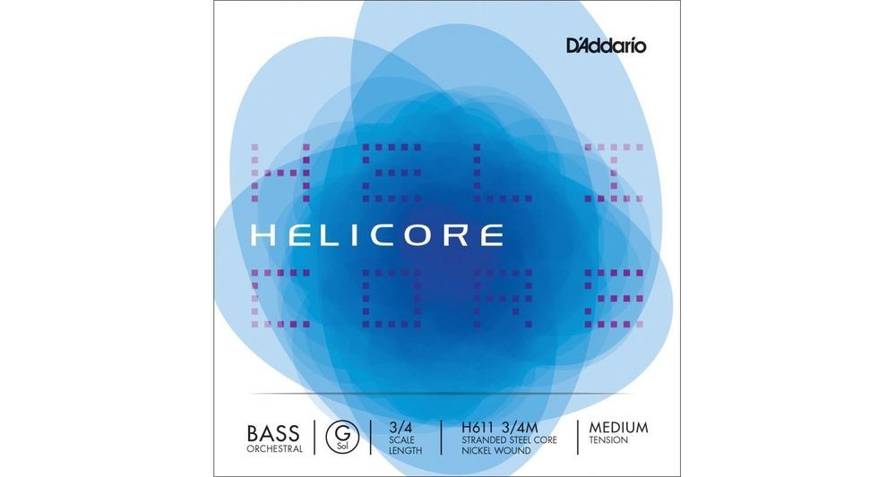 Cuerda Contrabajo 3/4. 1Sol D'Addario Helicore Orchestral H611