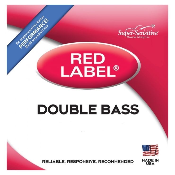 Cuerda Contrabajo 4/43/4. 3La SuperSensitive Red Label 814