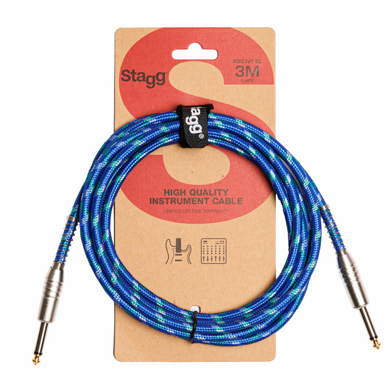 Cable Audio Stagg 3m S-Series SGC3VT BL