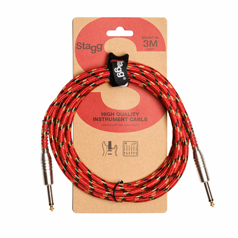 Cable Audio Stagg 3m S-Series SGC3VT RD