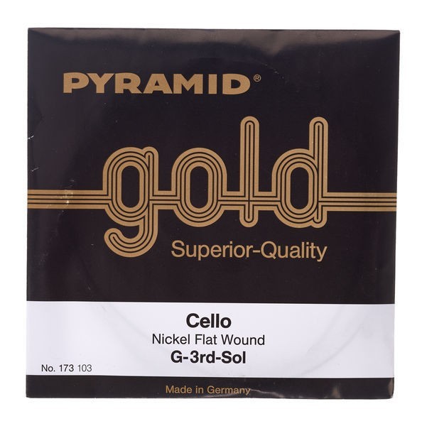 Cuerda Violoncello 4/4. 3Sol Pyramid Gold 173103