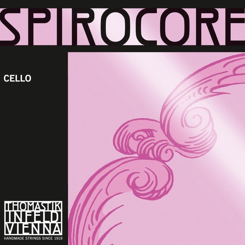 Cello String 4/4. 3G Thomastik Spirocore S28ST Strong