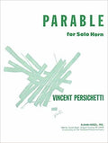 Parable for Solo Horn. Persichetti, V.