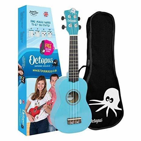 Uquelele Soprano Octopus Azul Celeste UK200SB