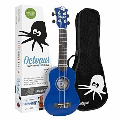 Ukelele Soprano Octopus Azul Marinho UK200DB