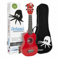 Ukelele Soprano Octopus Rojo UK205CAR
