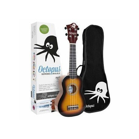 Ukelele Soprano Octopus Violin Burst UK200EXOVB