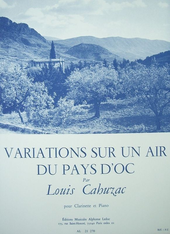 Variations Sur Un Air Du Pays D'Oc. Cahuzac, L.