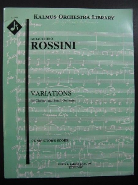 Variations. Rossini, G.