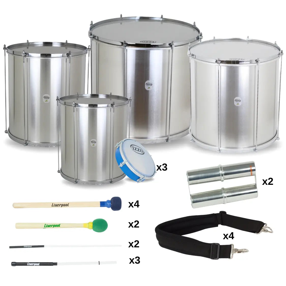 Pack Batucada Iniciacion 9 Instrumentos Izzo
