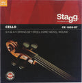 Juego Cuerdas Violoncello 4/4-3/4 Stagg Acero Niquel CE-1859-ST_01
