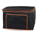 Funda Cajon 50X33X35 cms 10mm Polietileno Mochila Ortola Negro Vivo Marron
