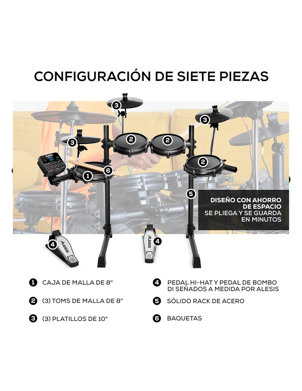 Alesis Turbo Mesh Kit Electronic Drum Set