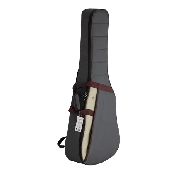 Funda Guitarra Electrica 20mm PE Ortola Ref. 46 Mochila Gris Marron