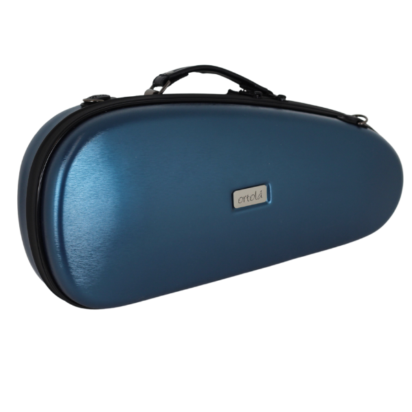 Estuche Clarinete Sib PC Series Ortola Ref. 010PC Forma Azul Verdoso Rayado