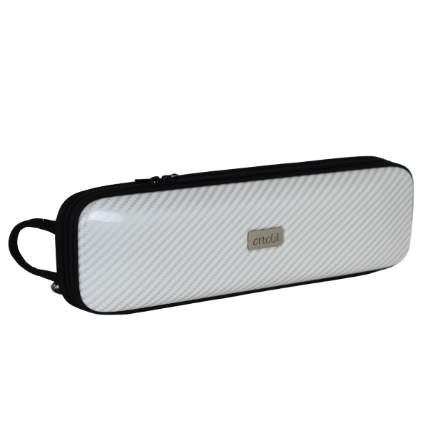 Estuche Flauta Travesera PC Series Ortola Ref. 020PC Mochila Blanco Carbono