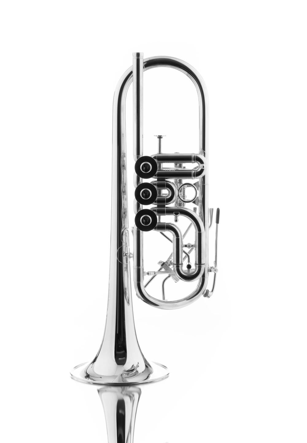 Schagerl Berlin Heavy K Silver Plated C Trumpet
