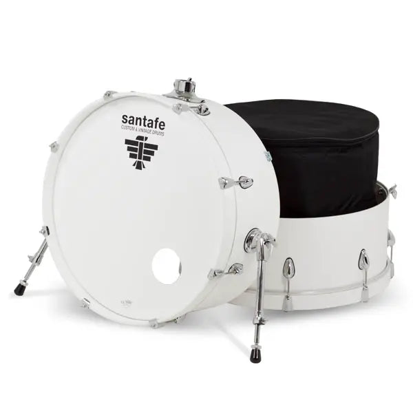 Set Bateria Santafe 20x17/16x15/12x7/10x7" Compact Blanco Opaco SC0008