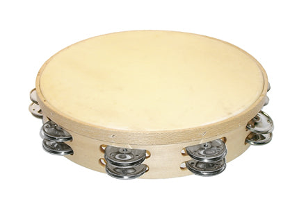 Pandereta Samba 25cm con Sonaja Doble de Acero Inoxidable 480SM