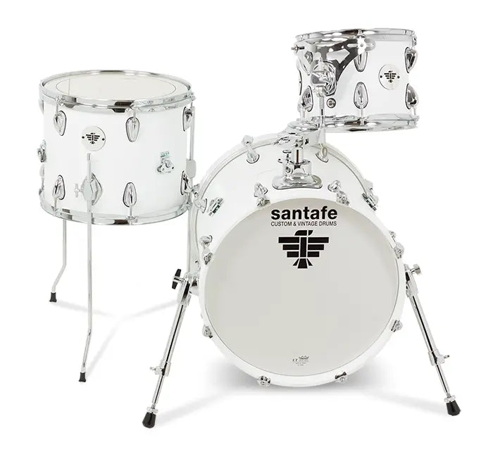 Set Bateria Santafe 16x15/13x11/10x8" Compact Rojo Vino Opaco SC0009